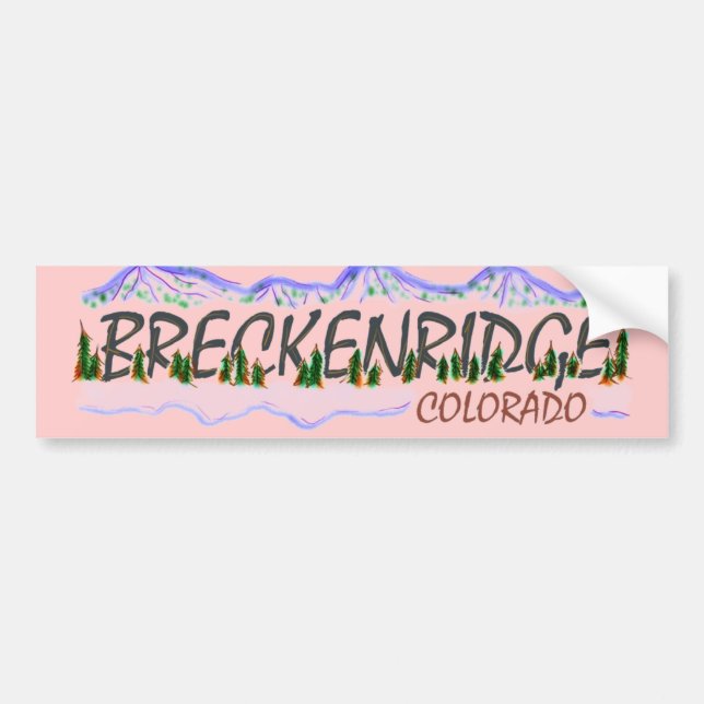 Breckenridge Colorado bildekal (Framsidan)
