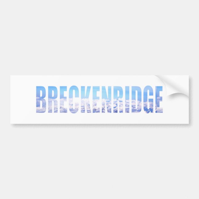 Breckenridge Colorado Bildekal (Framsidan)