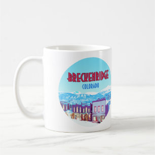 Breckenridge Colorado, centrala bergen Kaffemugg