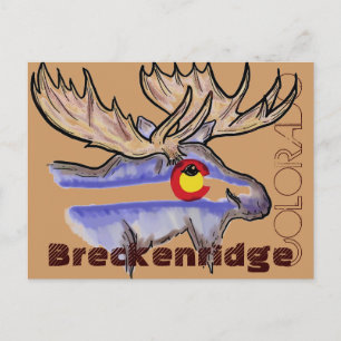Breckenridge Colorado elk vykort