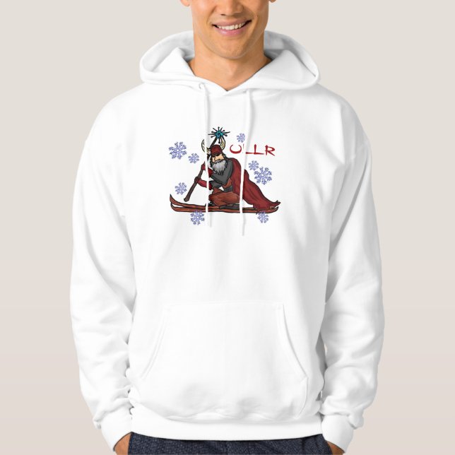 Breckenridge Colorado för Ullr snögud hoodie (Framsida)