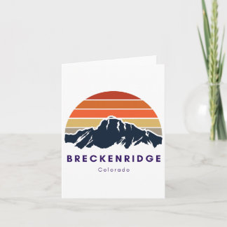 Breckenridge Colorado Gifts Hiking Skiing Breckenr Kort