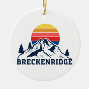 Breckenridge Colorado Julgransprydnad Keramik