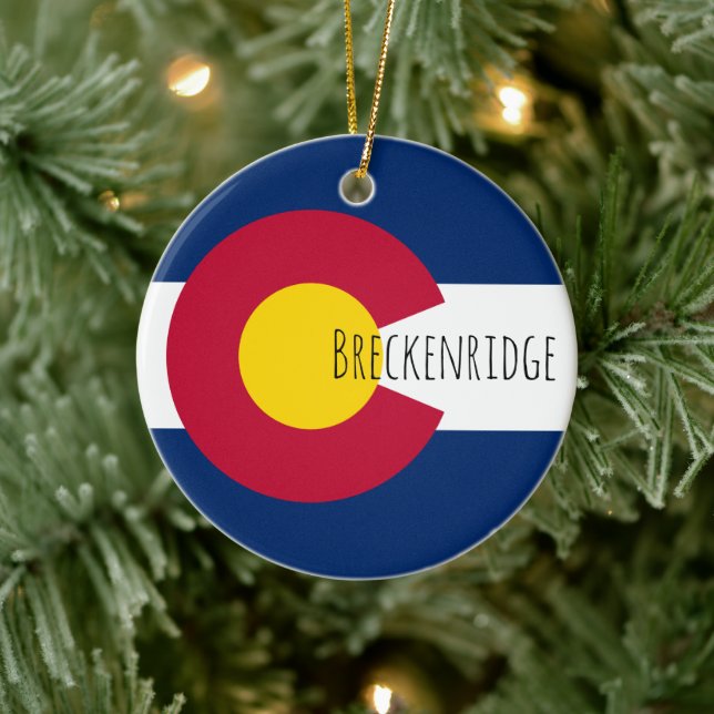 Breckenridge - COLORADO Julgransprydnad Keramik (Träd)