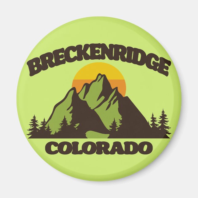 Breckenridge,Colorado Magnet (Framsidan)
