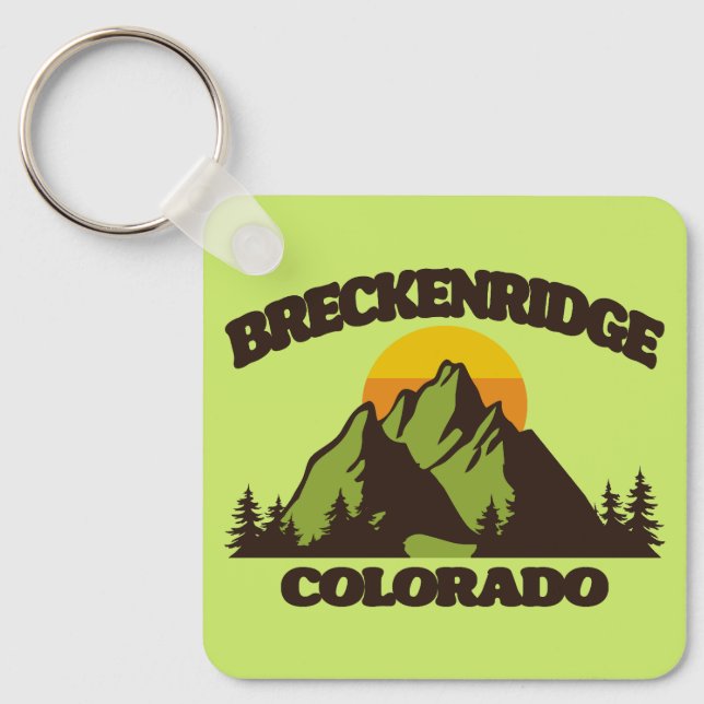 Breckenridge,Colorado Nyckelring (Framsida)