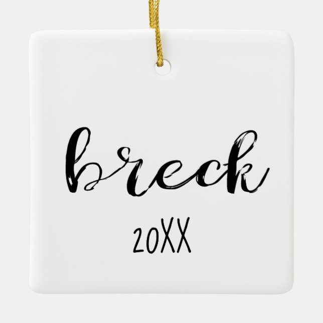 Breckenridge Colorado prydnad Julgransprydnad Keramik (Framsida)