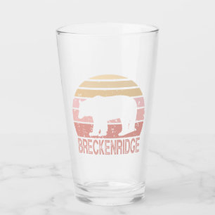 Breckenridge Colorado Retro Bear Glaskopp