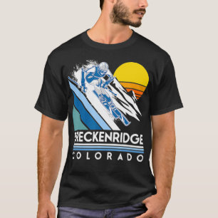 Breckenridge Colorado Retro Ski T Shirt