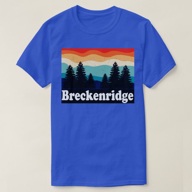 Breckenridge Colorado Retro T Shirt (Design framsida)