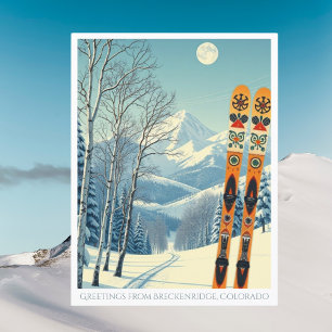 Breckenridge Colorado ski semestervykort Vykort