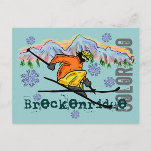 Breckenridge Colorado ski vykort