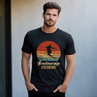 Breckenridge Colorado Skidling Vintage Berg Skida  T Shirt