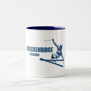Breckenridge Colorado Skier Två-Tonad Mugg
