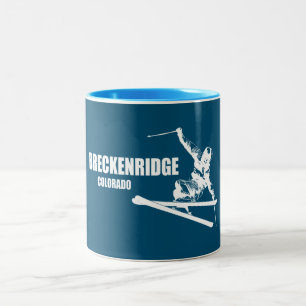 Breckenridge Colorado Skier Två-Tonad Mugg