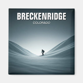 Breckenridge Colorado Skiing Travel Magnet