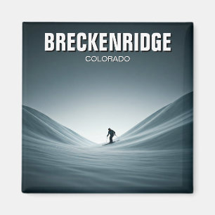 Breckenridge Colorado Skiing Travel Magnet