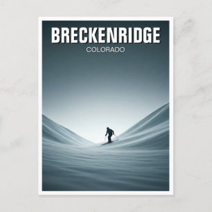 Breckenridge Colorado Skiing Travel Vykort