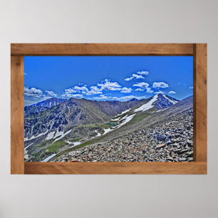 Breckenridge Colorado snö peaks poster