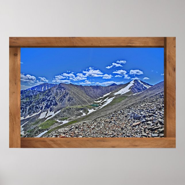 Breckenridge Colorado snö peaks poster (Framsidan)