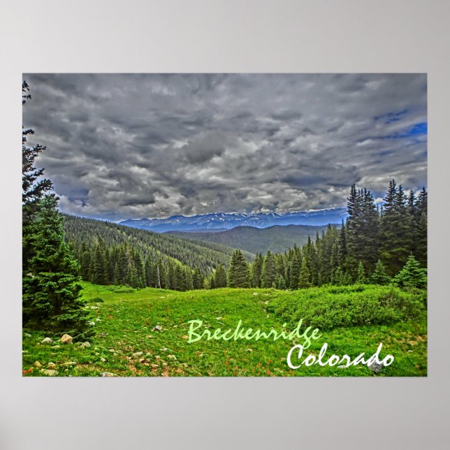 Breckenridge Colorado sommar scenen poster (Framsidan)