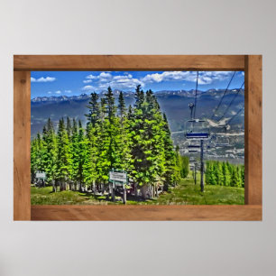 Breckenridge Colorado sommarspår hiss poster