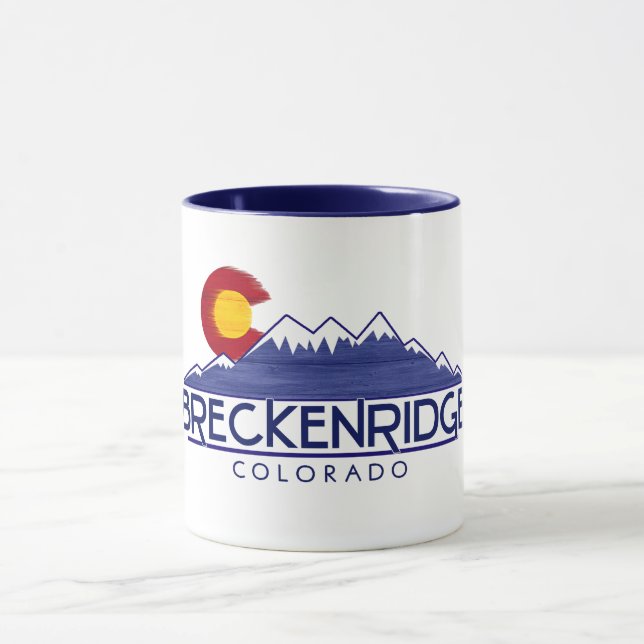 Breckenridge Colorado trä fjäll mugg (Center)