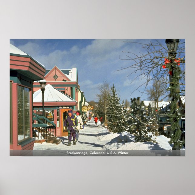Breckenridge, Colorado, U.S.A. Winter Poster (Framsidan)