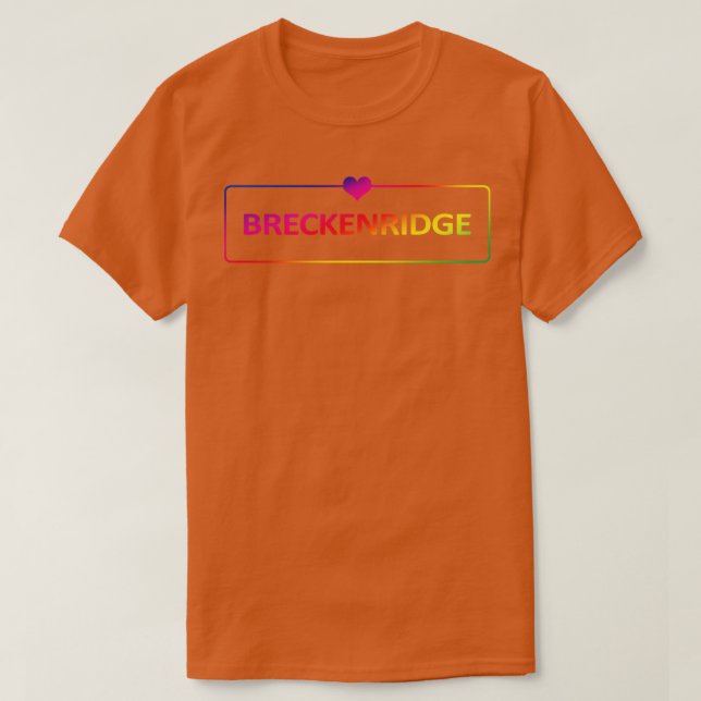 Breckenridge Colorado USA T Shirt (Design framsida)