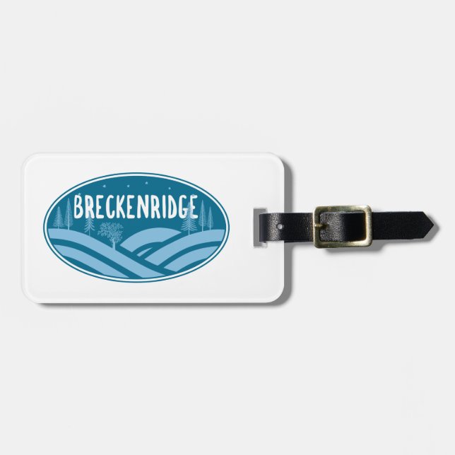 Breckenridge Colorado utomhus Bagagebricka (Horisontell Framsida)