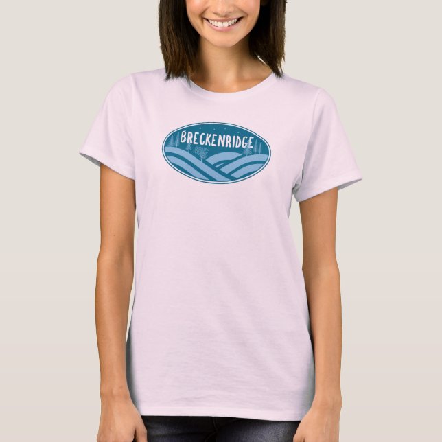Breckenridge Colorado utomhus T Shirt (Framsida)