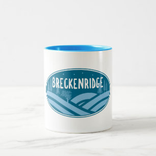 Breckenridge Colorado utomhus Två-Tonad Mugg