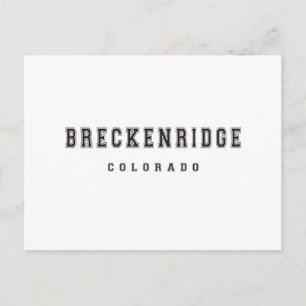 Breckenridge Colorado Vykort