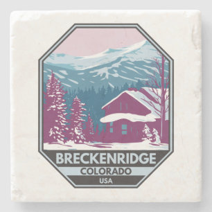 Breckenridge Colorado Winter Ski Area Stenunderlägg