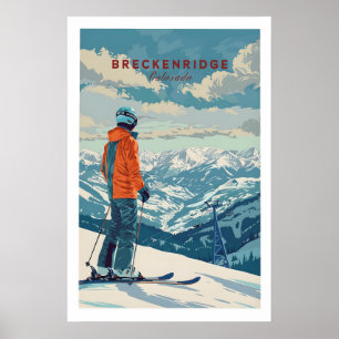 Breckenridge Resebrev - Colorado 1 Poster