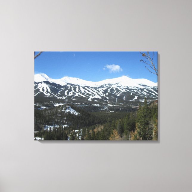 Breckenridge Ski Slopes Canvas (Framsida)