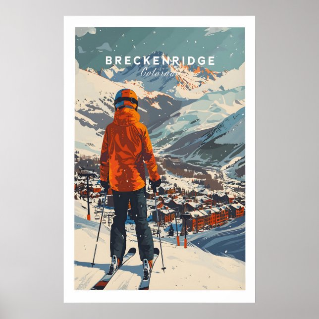Breckenridge skidposter 1 poster (Framsidan)