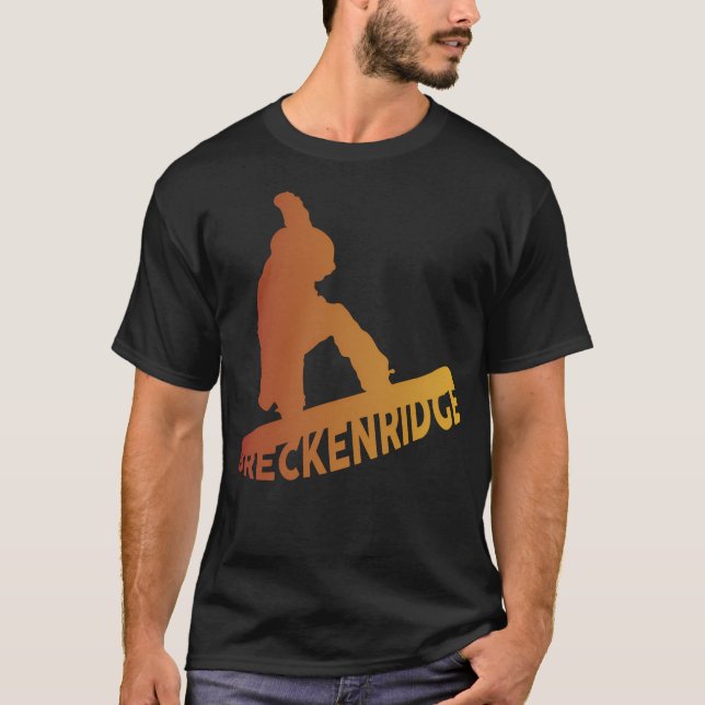 Breckenridge Snowboard T Shirt (Framsida)