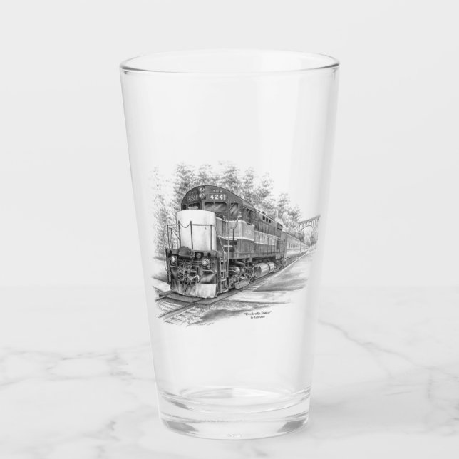 Brecksville Station Tåg (CVNP) Glaskopp (Framsida)