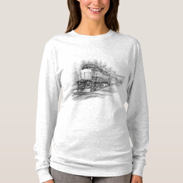 Brecksville Station Tåg (CVNP) T Shirt (Framsida)