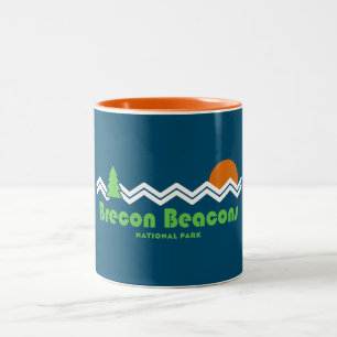 Brecon Beacons nationalpark Retro Två-Tonad Mugg