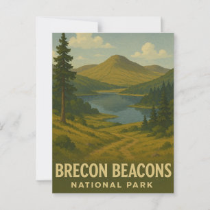 Brecon Beacons nationalpark Vykort