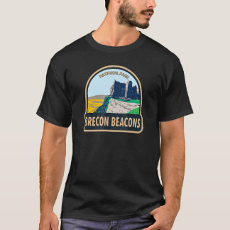 Brecon Beacons nationalpark Wales Vintage T Shirt