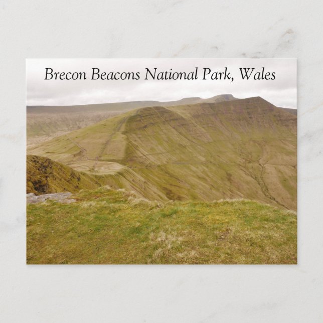 Brecon Beacons Wales Postcard Vykort (Framsida)