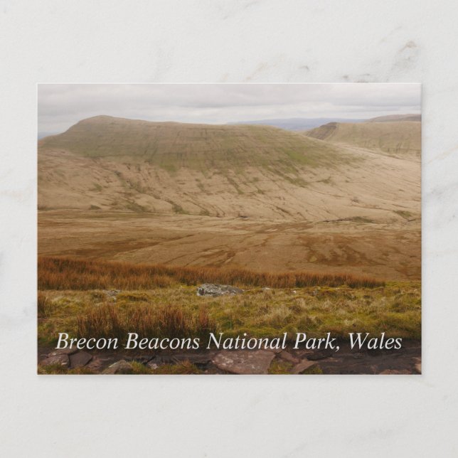 Brecon Beacons Wales Postcard Vykort (Framsida)