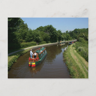 Brecon och Abergavenney canal, Wales Vykort