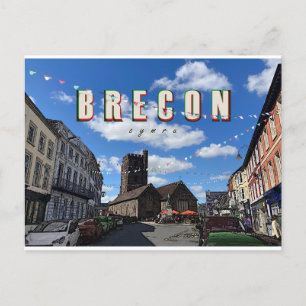 Brecon, Wales vykort