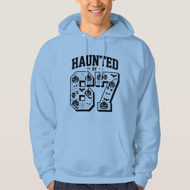 Bred av 67 - Spooky Halloween Hoodie (Framsida)