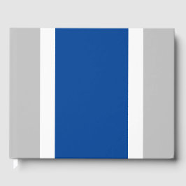 Bred, blå, vit Tävla Rand på lätt Grått Gästböcker