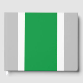 Bred Grönt Vit Tävla Rand på lätt Grått Gästböcker